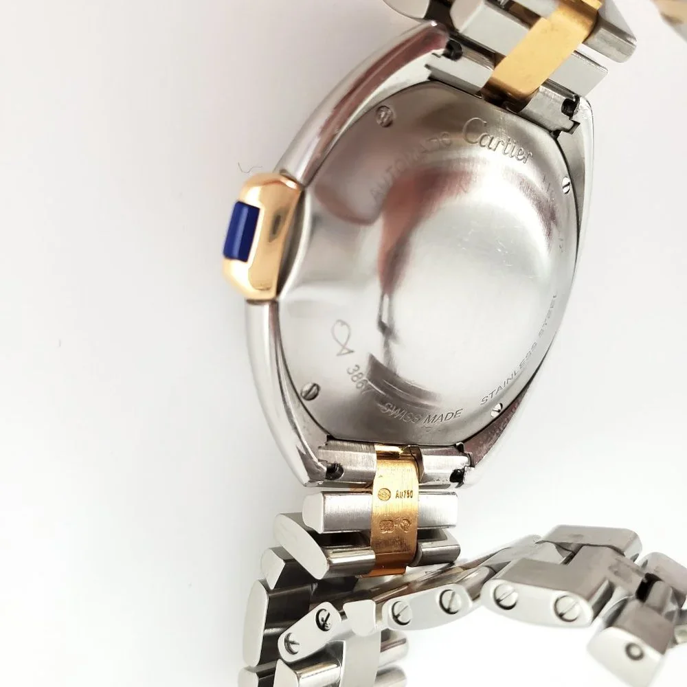 Sold on our website Cartier Clé De Stainless Steel Gold 31mm Automatic Watch - Picture 9 of 14